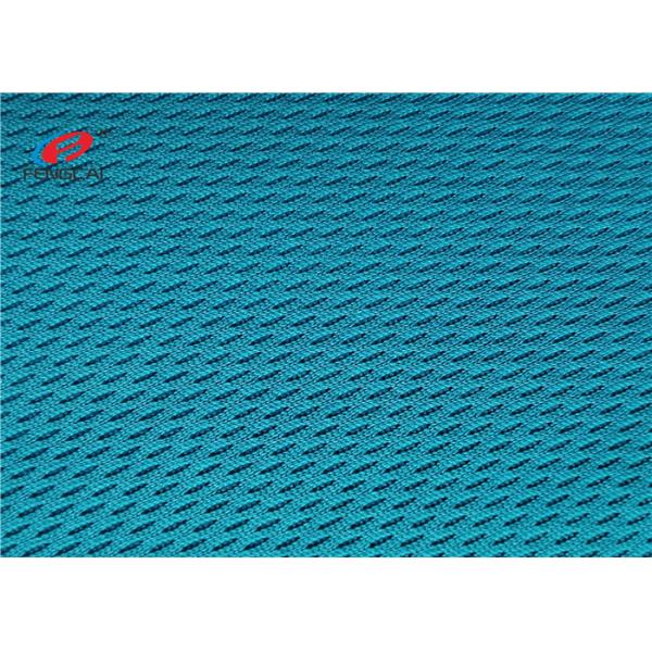 Вискоза голубой прокладки Книт Джерси ткани Пике сетки рубашки полиэстера Силк быстрая Бреатабле