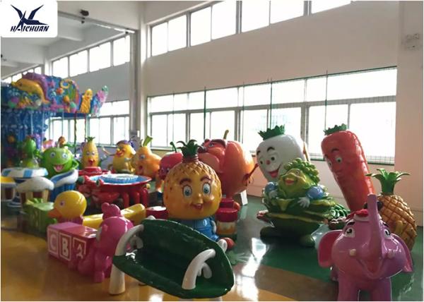 Decorative Life Size Cute Cartoon Lifelike Fiberglass Statues For Amusement  Park