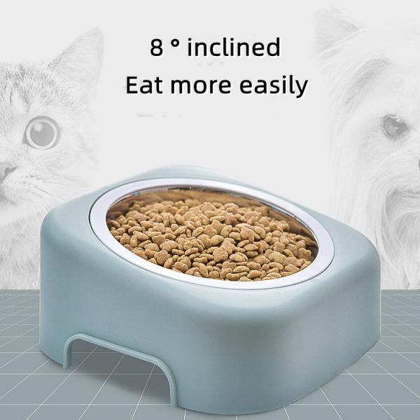 Нержавеющая сталь шара кота игрушки кота милая склонила предохранение от рта цервикальное