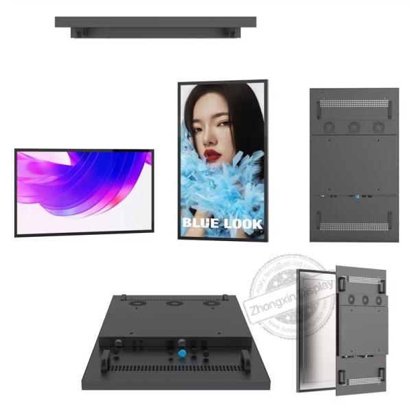 Display de janela digital sem fio de alta taxa de atualização com tamanho de painel amplo