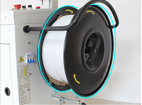 220V Automatic High Speed PP Strapping Wrapping Machine 141*62.5*141cm