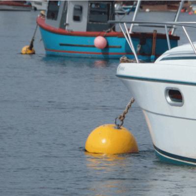 Boia amarela de Marine Equipment Polyurethane Floating Mooring