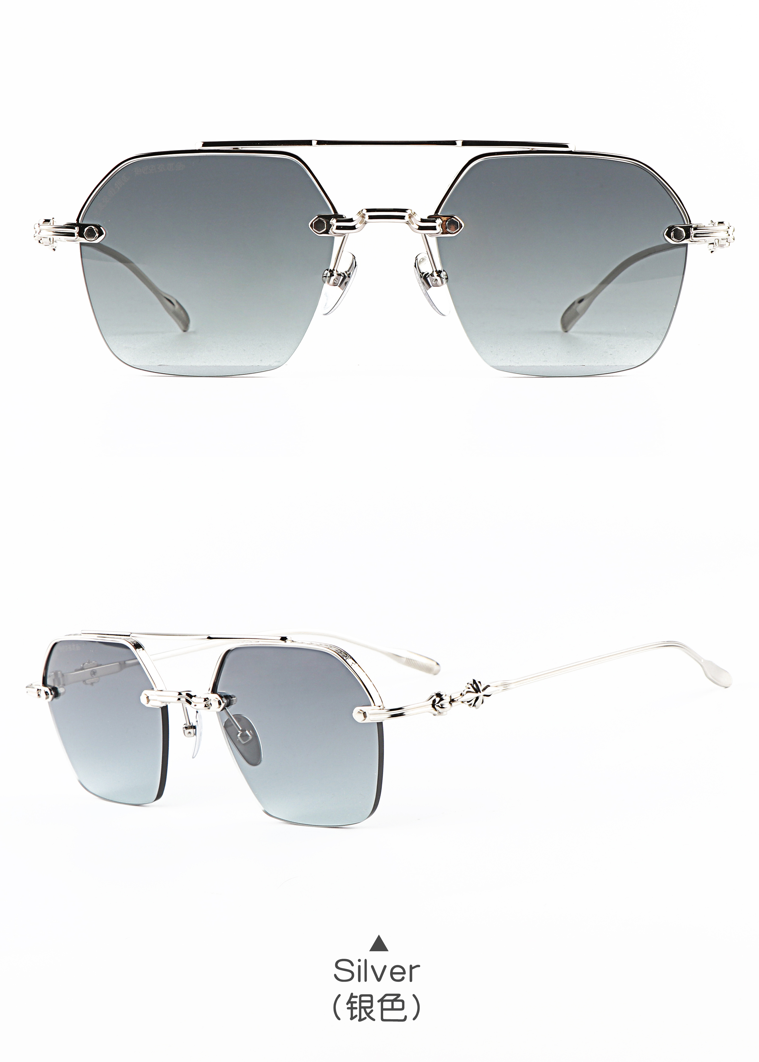 2025 Unisex Titanium Luxury Frames Men Women Pilot Designer Work Party Beach Customizable Shades Sunglasses Wholesale Brand logo