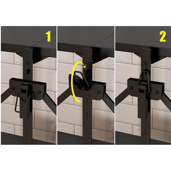 Floor 100kg Loading Five Storey Steel Kitchen Basket Rack