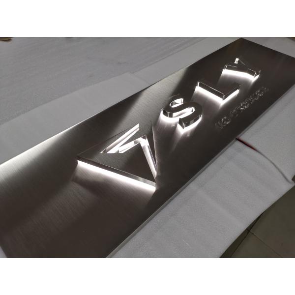 3d Acrylic And Stainless Steel Channel Letter Sign Custom Led Letter Sign Backlit Channel Letter Sign