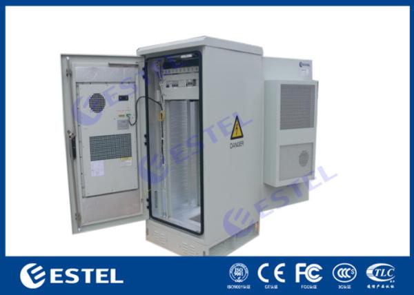 Insulated Steel 19 27U Outdoor Telecom Cabinet Side Access