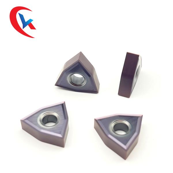WNMG080402-MS Processing Steel Parts Stainless Steel Finishing Physical Coating Tungsten Carbide Inserts