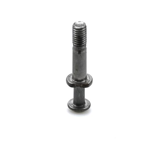 Small pan head with attached flat washer Torx drive half threaded bolts 