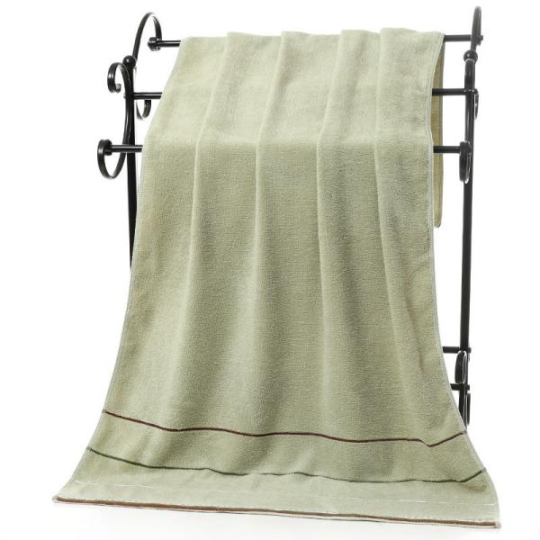 Set de toalhas de banho de seis cores de algodão espesso e absorvente sustentável