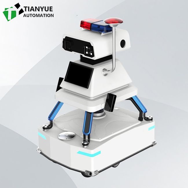 360° Panoramic Dead-Corner-Free Automatic Patrol  Voice-Interactive Security Robot