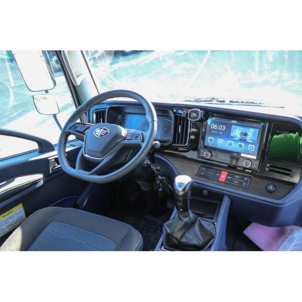 Qingdao Jiefang Dump Truck Tiger 6G 200 CV Diesel de 10 velocidades con una fila y media de cabina 4x2 4m