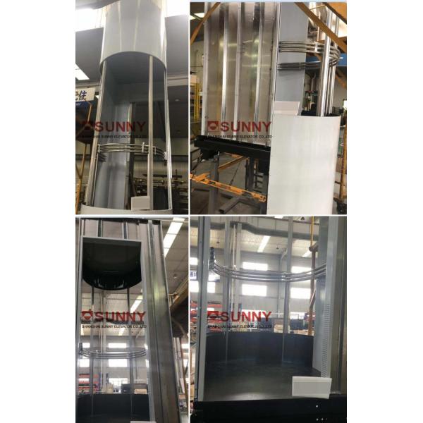 лифт подъема пассажира людей 1600kg 10 для здания конструкции