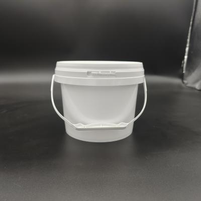 Round PP Plastic Bucket 5 Gallon Polypropylene Buckets With Metal Handle