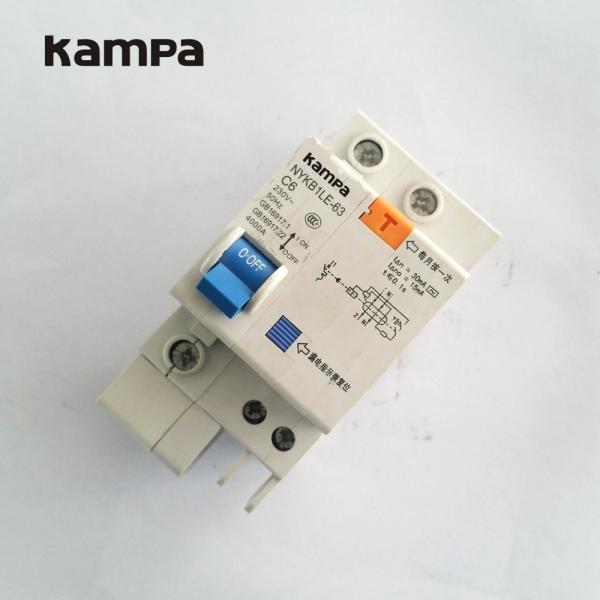 Residual Current Circuit Breaker  Kampa NYKB1LE-63 RCBO High Quality