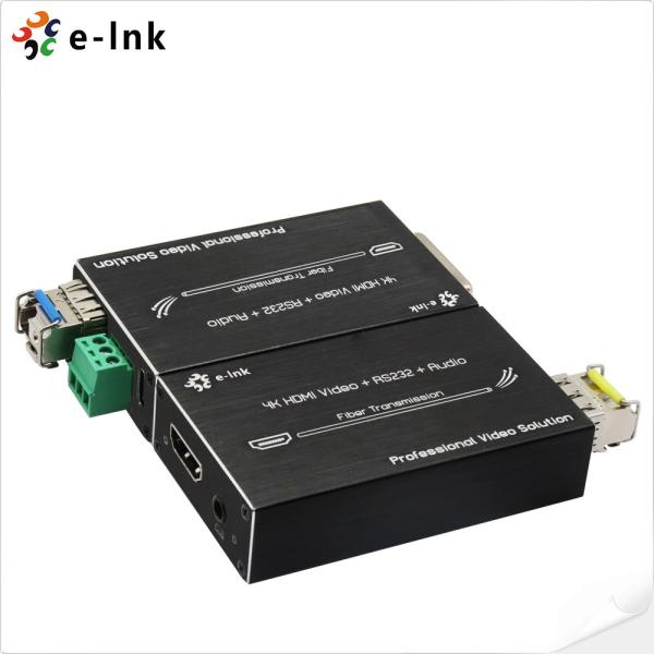Prise en charge HDMI 1.4a / HDCP1.2 de la transmission non compressée de l'extension de fibre HDMI Mini 4K de 80 km