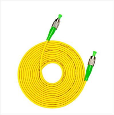 Cabo de remendo FC/APC da fibra ótica modo simples 3M de FC/APC ao único