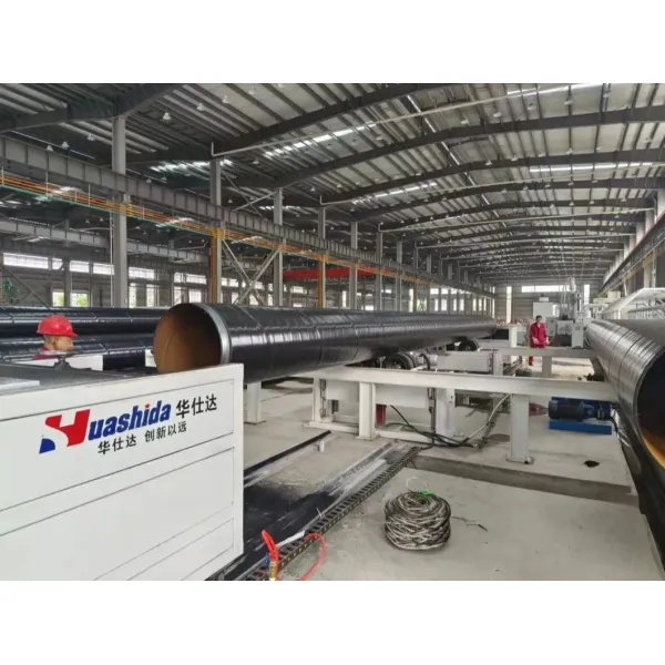 Complete 3PE Coating Line with PLC Fully Automatic Control, Eco-Friendly Powder Recovery, and Customizable Layout for Steel Pipe Anti-Corrosion