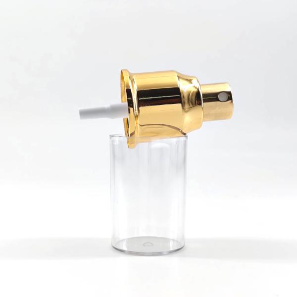 24mm 24/410 Golden Aluminium Mini Sprayer Pump Essential Oil Spray Pump