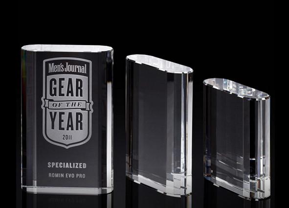 crystal awards/crystal book trophy/blank crystal book/3d laser engraving crystal award