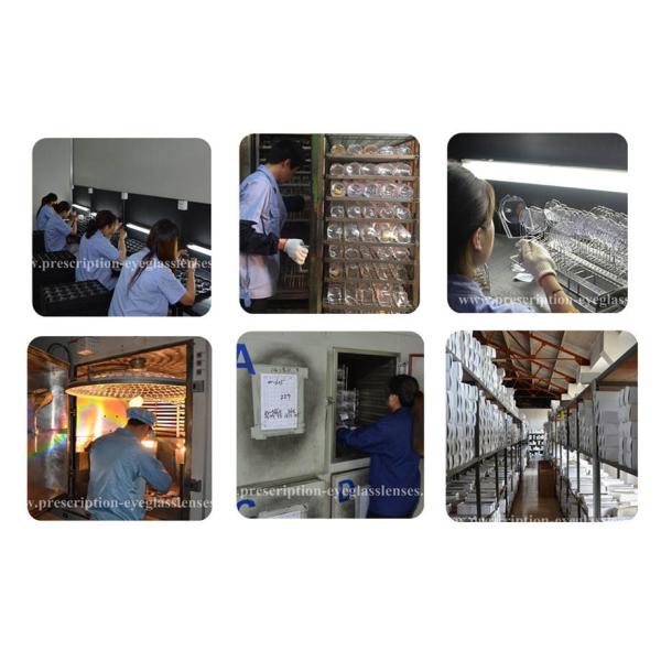 Clear CR39 1.499 Round Top Eyeglasses Lenses , Uncoated Optical New Prescription Lenses