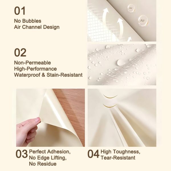 Eco Friendly PVC Self Adhesive Film Skin Touch Matte Furniture Renovation Wrap
