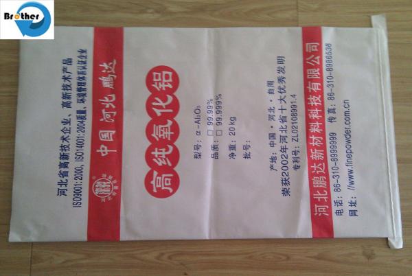 Plastic Paper Bag 30kg 40kg 50kg polypropylene Kraft Paper Laminated PP Woven Bag for Cement Talcum Powder Charcoal