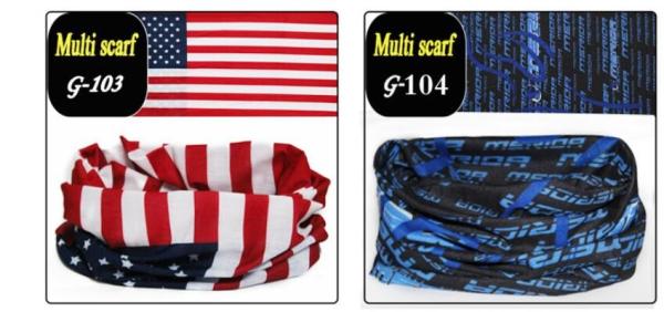 Magic bandana/ promotion gift Multi functional bandana/seamless scarf 100% polyester microfibre seamless tube bandana
