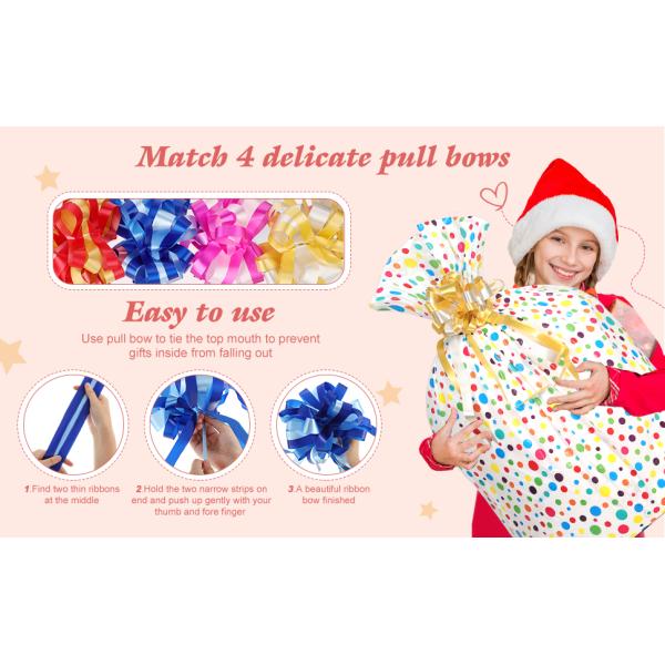 GIFT CANLENDAR BAGS, HOLIDAY BAGS, CHRISTMAS SANTA, JUMBO BIKE, LEAF, TREAT, HALLOWEEN, EASTER, VALENTIN