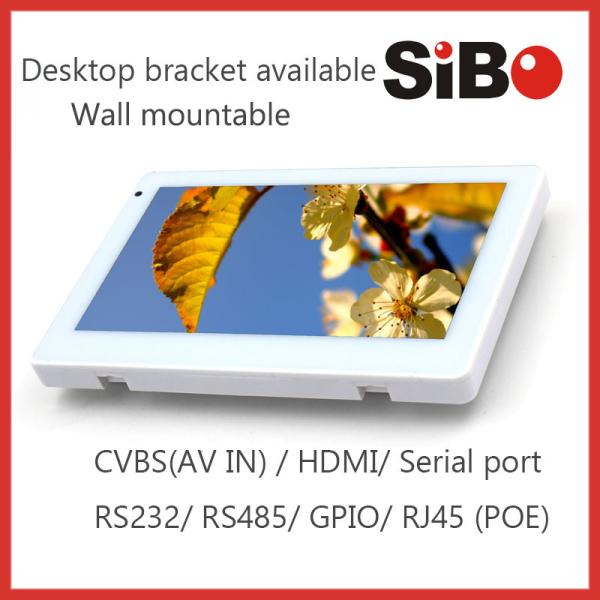 Q896 7 Inch In Wall Android Power Over Ethernet Tablet PC With GPIO