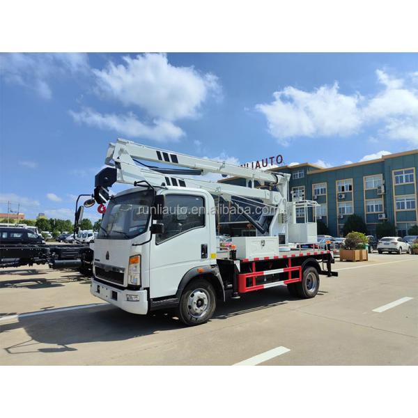 Camion SINOTRUK 116CV pour opérations en haute altitude avec nacelle élévatrice 18m, 4x2