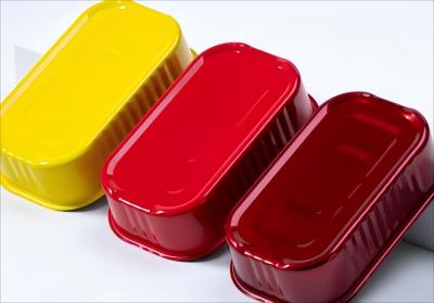 Compact Rectangular Tin Cans 200ml Capacity Customized Empty Tin Cans Recyclable