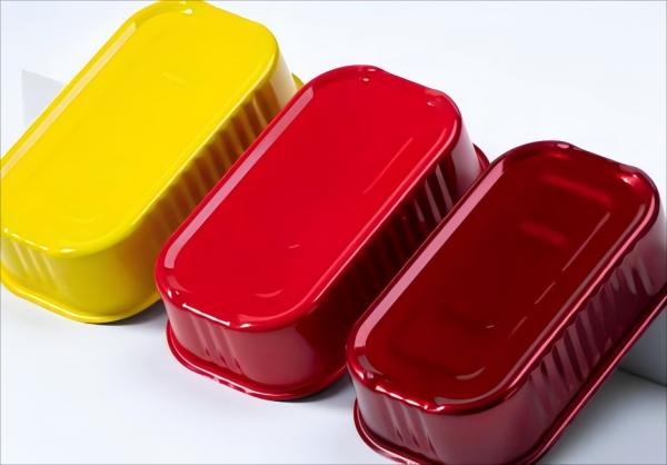 Compact Rectangular Tin Cans 200ml Capacity Customized Empty Tin Cans Recyclable