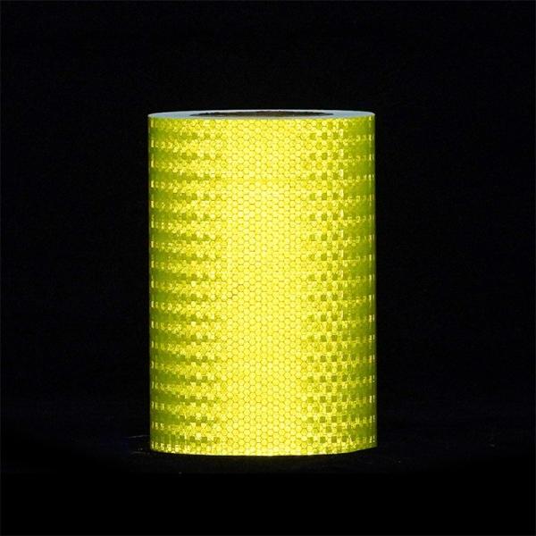 Faixa de marcação de segurança refletora amarela-verde fluorescente para reboque camião automóvel motocicleta