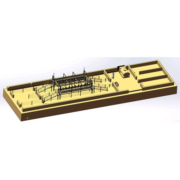 Big 110v 20 Stalls Herringbone Milk Parlor For Cow Milking