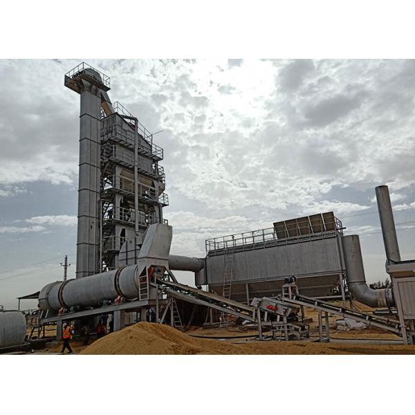 PLC Control Stationary Filter 550m2 Hot Mix Asphalt Plant