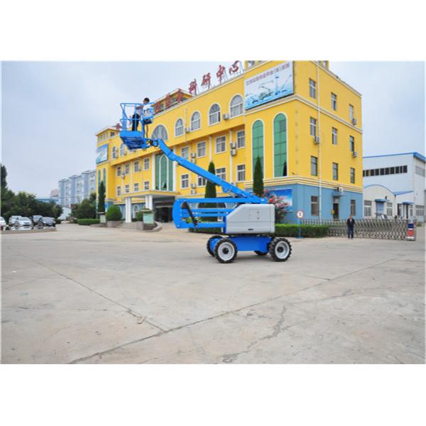 Telescopic Self Propelled Boom Lift 4*2 AC Drive With Manual Emergency Pump