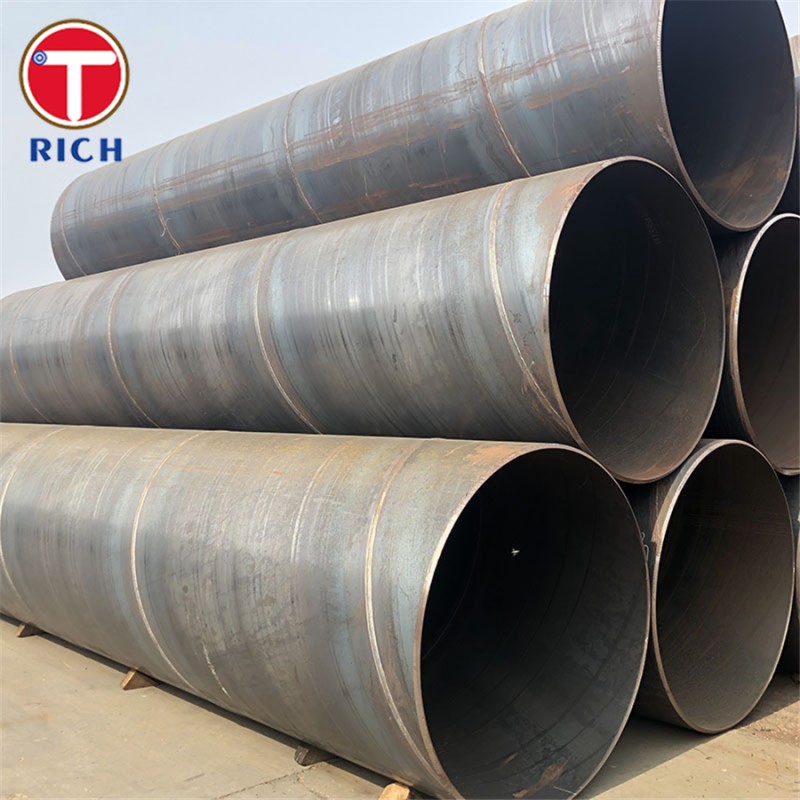 ASTM A139 Carbon Steel Spiral Weld Steel Pipe For Fluid Transport