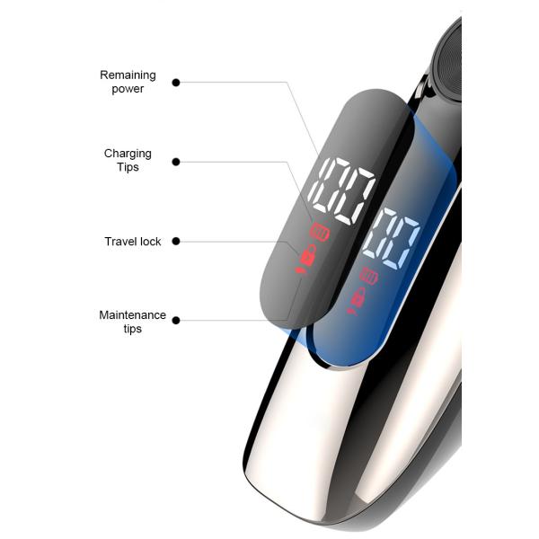 электрический триммер волос 2200mAh, 100v-240v делает Clippers водостойким перезаряжаемые
