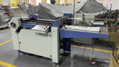 tipo de condução da engrenagem da máquina da dobradura do papel da largura A3 de 480mm para a brochura