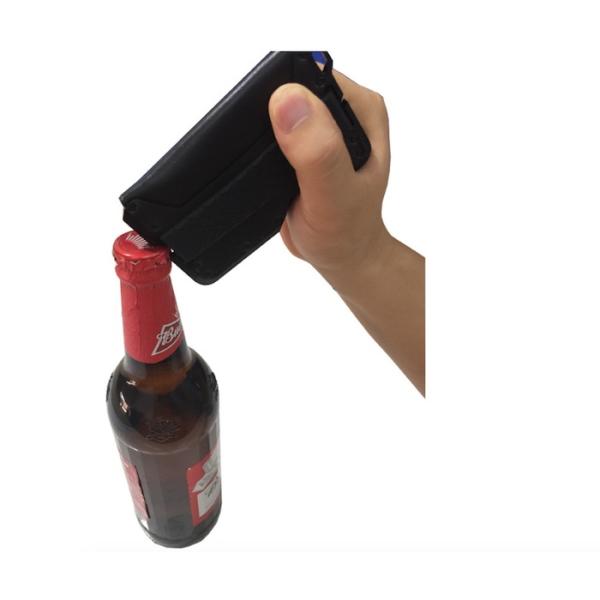 63*95MM Многофункциональный серебряный анодирующий RFID блокирующий алюминиевый кошелек держатель кредитных карт