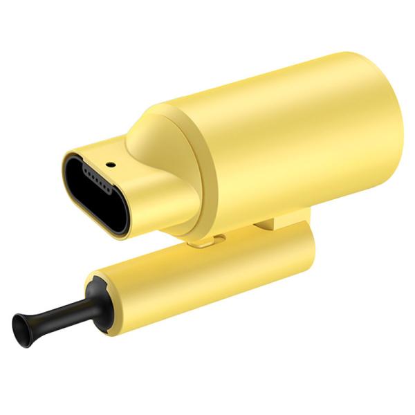 800W Travel Size Hair Dryer With Strong Wind  And High Speed Motor Yellow