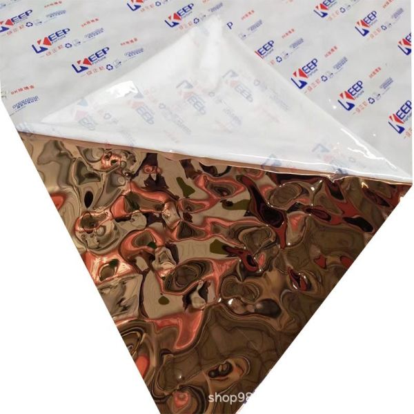 304 Grade Water Wave Stainless Steel Panel Cut To Size For Architectural Decor