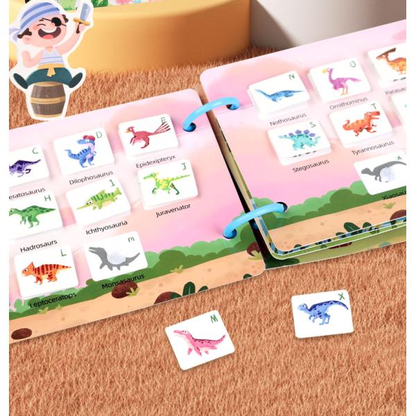 Montessori Baby Enlightenment Educational Busy Book Sticker Book Toy Cross-border Children's Quiet Small Sticky Book