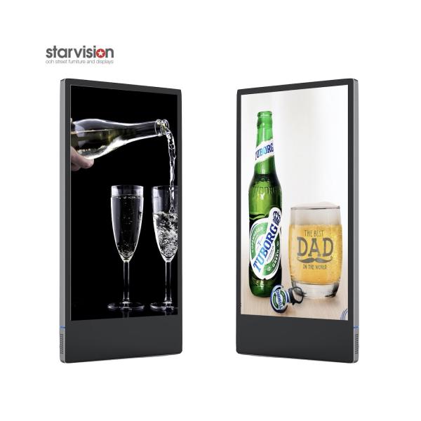 Aluminum Alloy 27 Elevator Digital Signage 250cd/M2 Indoor Digital Advertising