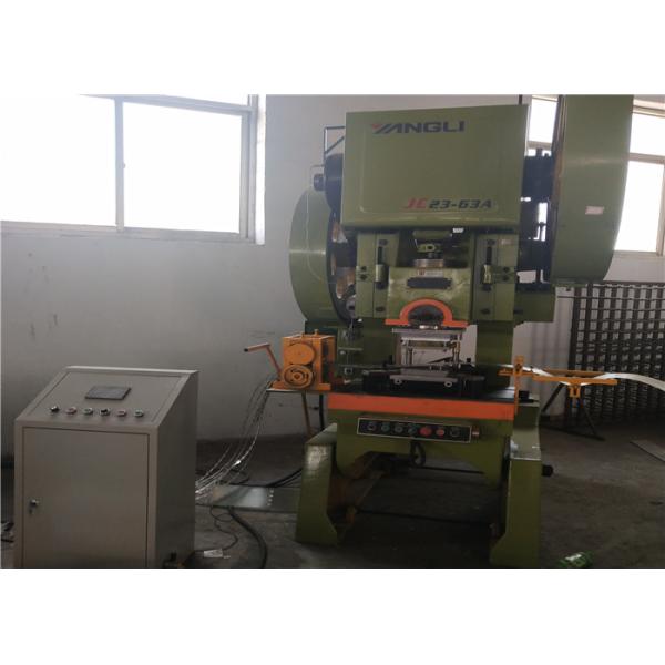 Concertina Razor Blade 280m / H Barbed Wire Manufacturing Machine