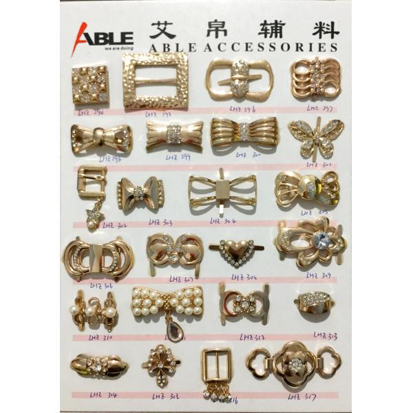 Fashion Decorative Small Metal Zinc Alloy Buckle For Women Shoe Using