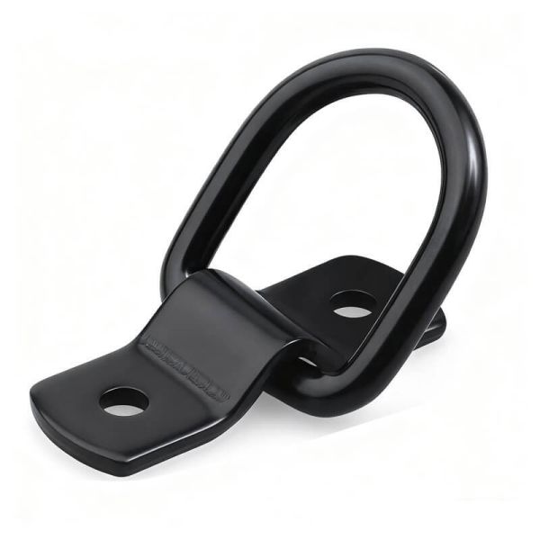 Heavy Duty D-Ring Tie Down Anchor with 1 × 1-3/8 Inner Clearance and 2-1/4 × 3/4 Mounting Bracket for Secure Cargo Fastening