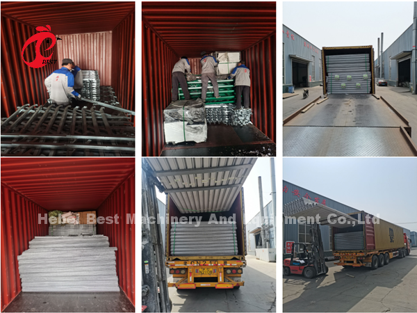 Горячая окунутая гальванизированная система клетки батареи слоя для птицефермы Q235 стального Эмили