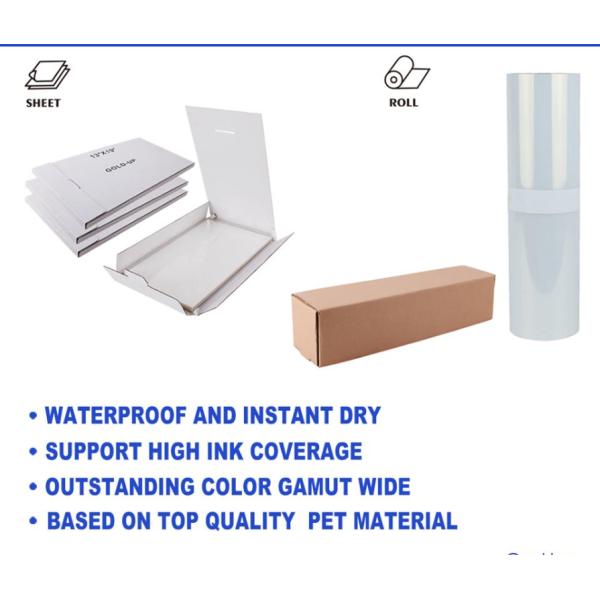 Waterproof Transparent PET Inkjet Film for Screen Printing/Inkjet Film