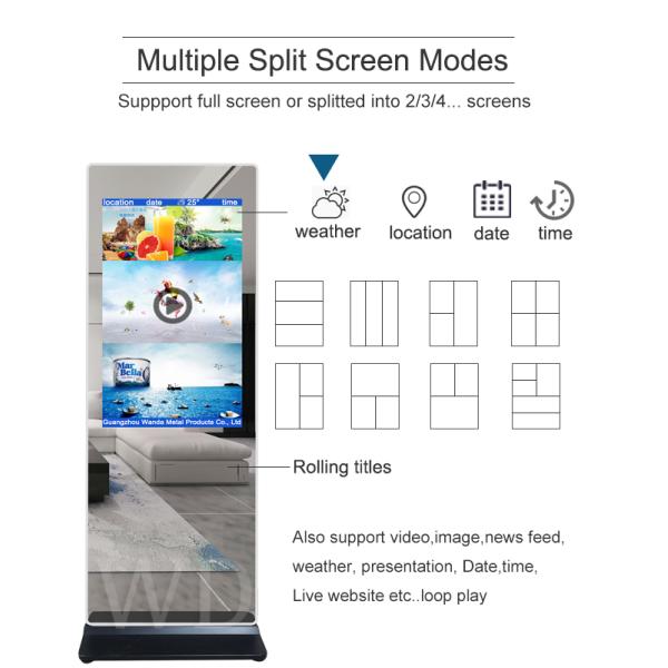 ROHS Bluetooth Multifunctional Indoor Digital Signage In Gym
